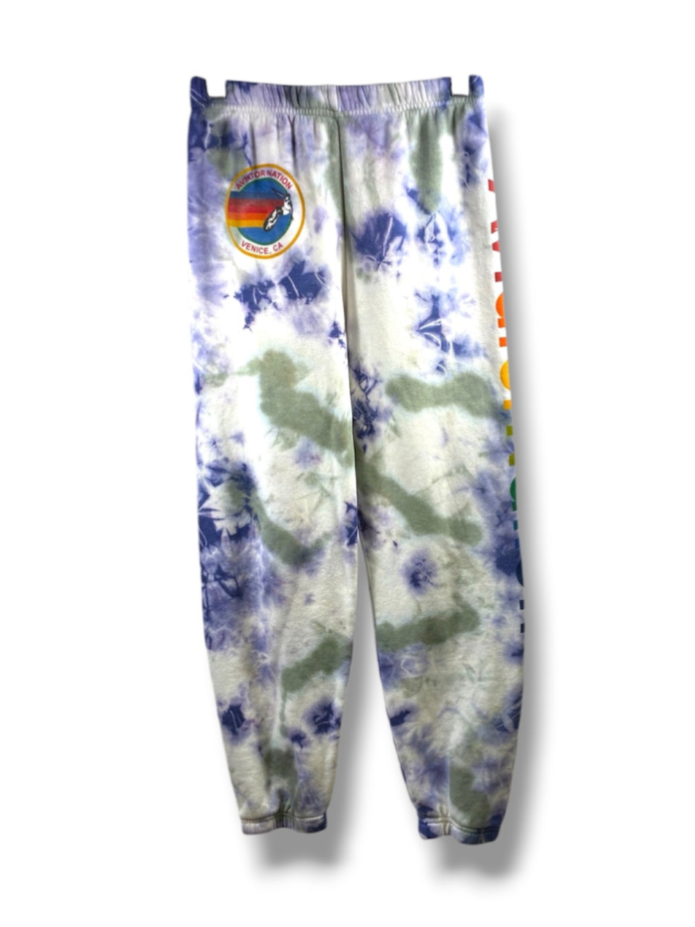 Aviator Nation Joggers Sweatpants in Tie Dye Size 14